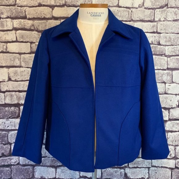 Chico's Jackets & Blazers - Chico's Size XL Blue No Close Jacket